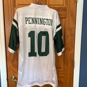 Pennington Jets NFL Jersey. Reebok. Size Large